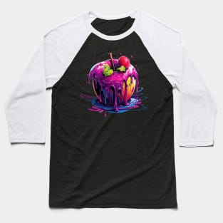 Juicy Apple Fruit Dessert Baseball T-Shirt